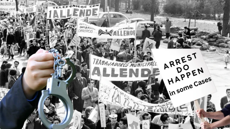 Arrested for Protesting