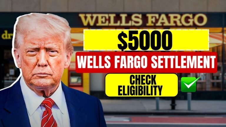 $5000 Wells Fargo Settlement Check Eligibility & Payment Dates